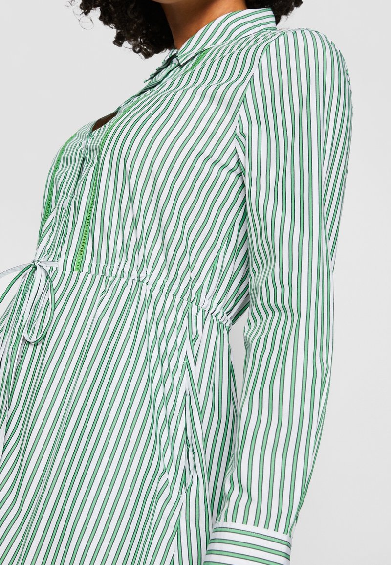 tommy hilfiger green striped dress Tommy Hilfiger Size 16 Navy/Green/White Stripe Pre-Owned Ladies Dress main image 1