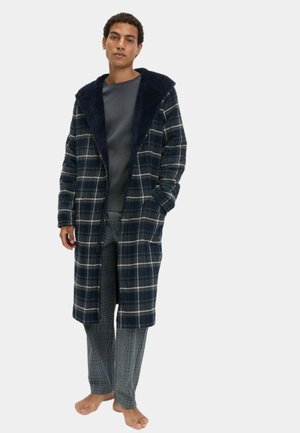 PURE CHECKED HOODED - Badekåber - green mix