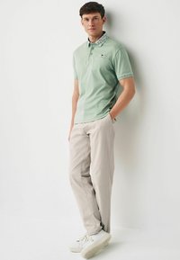 Next SMART COLLAR - Bluză polo - mottled green
