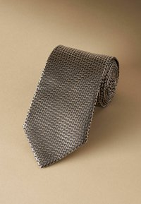 Next ITALY - Kravata - yellow gold navy blue geometric