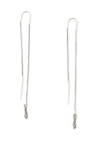 AllSaints SERPENT THREADER - Earrings - silver-coloured