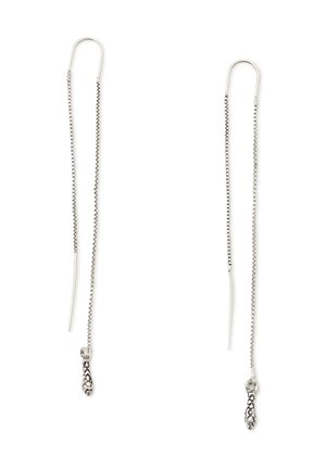SERPENT THREADER - Earrings - silver-coloured