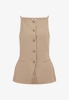 WE STUDIO - Veste sans manches - beige
