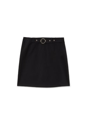 INSIDE Falda acampanada - black