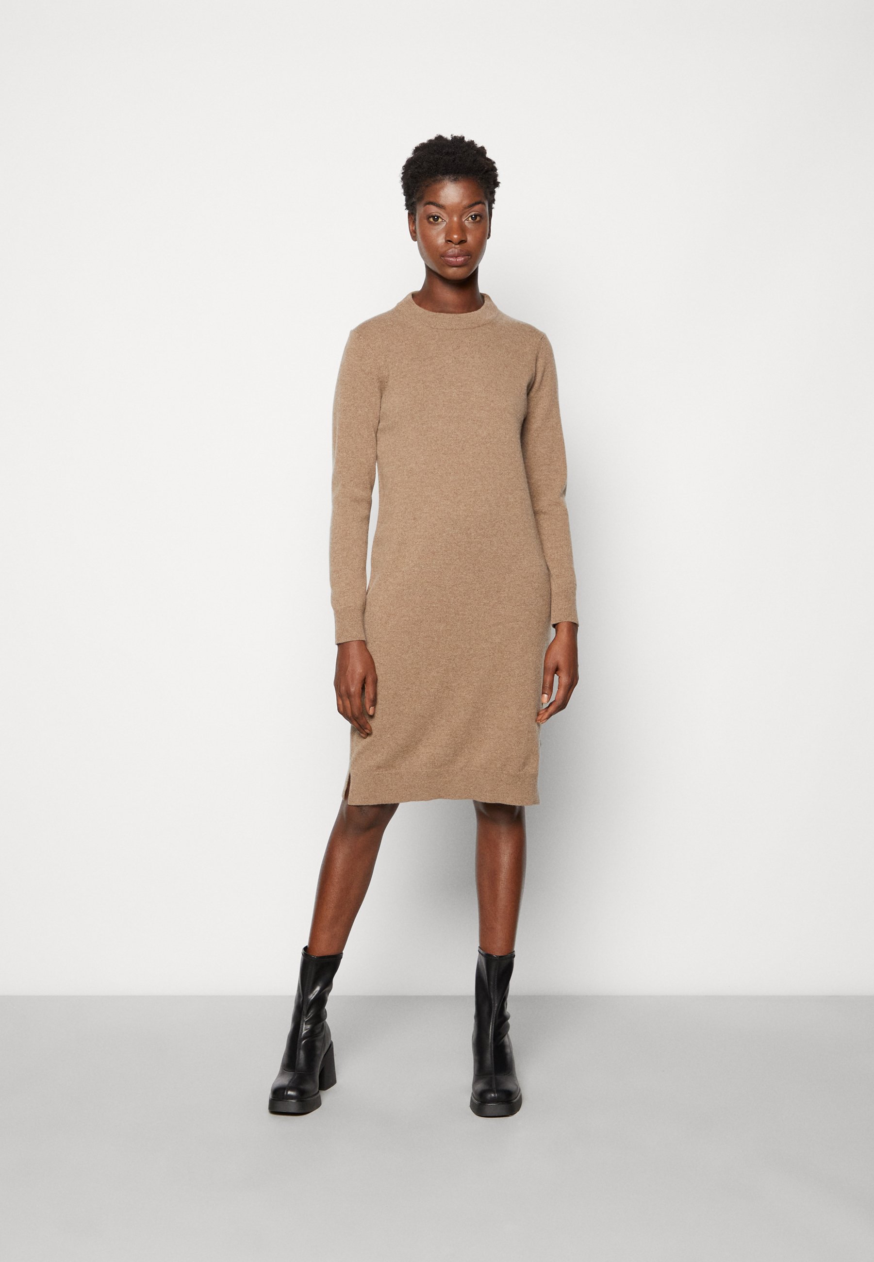 GANT DRESS - Jumper dress - mole brown 