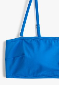 Koton REMOVABLE STRAPPY TISSUED STRAPLESS - Bikini pezzo sopra - blue