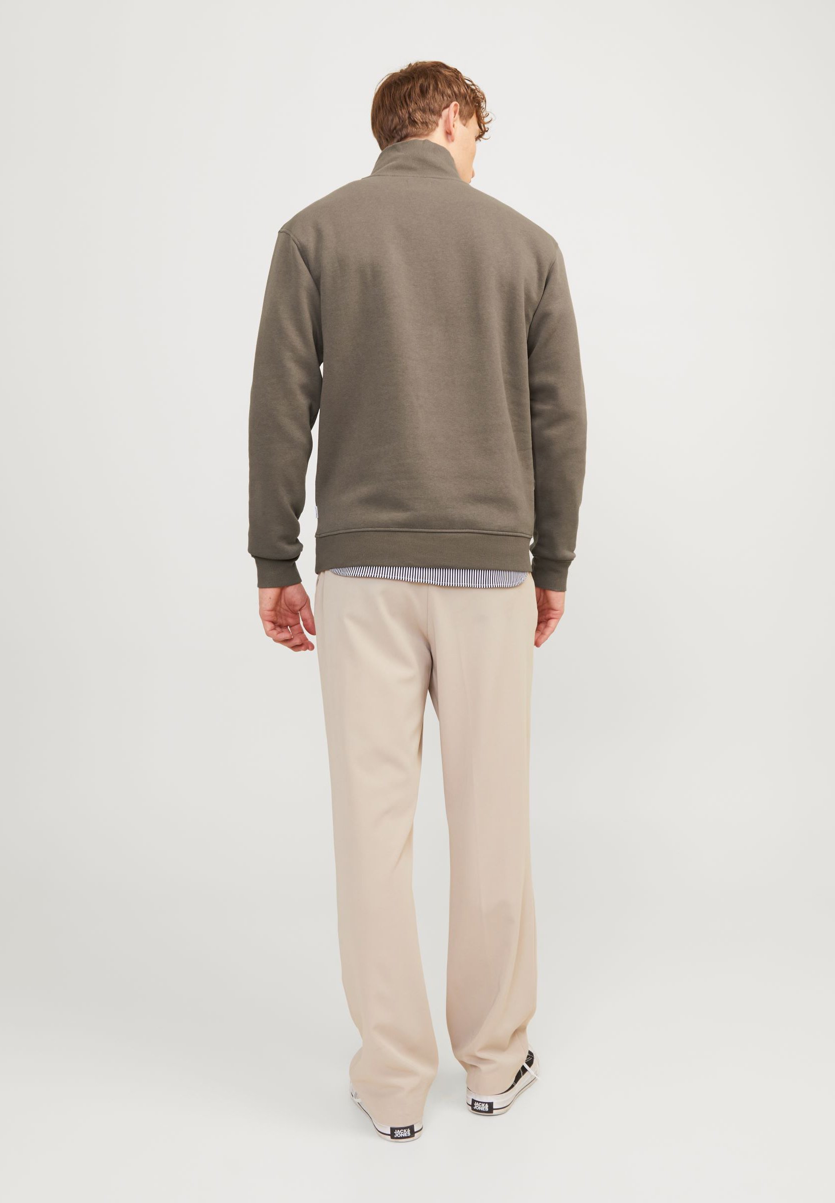 Jack & Jones JJEBRADLEY HALF ZIP - Sweatshirt - bungee cord