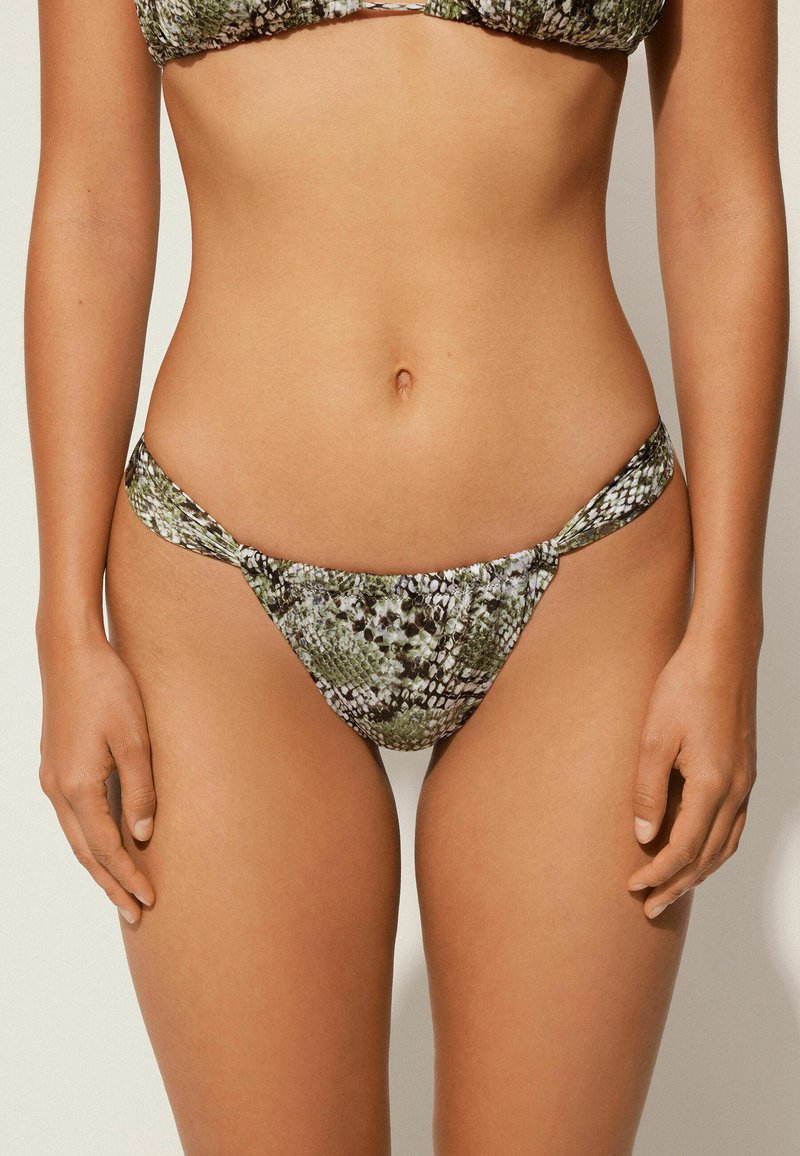 Tezenis CLASSIC SNAKE BRAZILIAN - Bas de bikini - Black