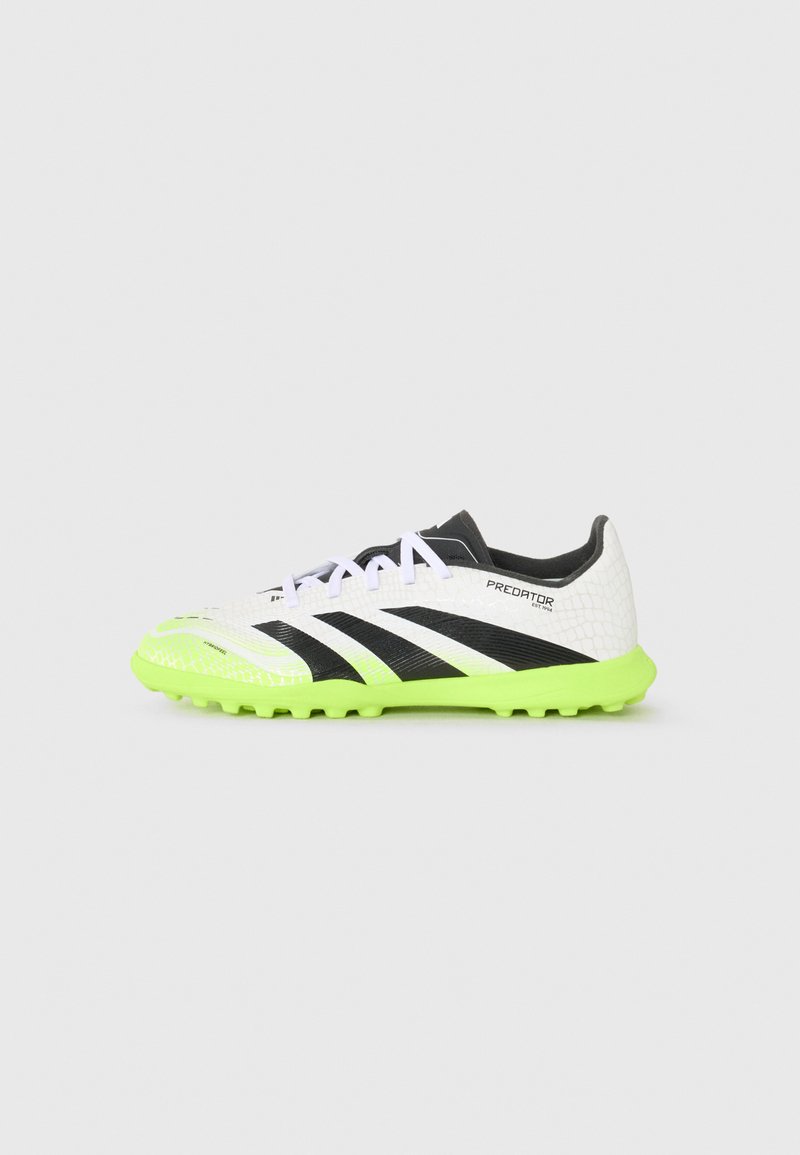 adidas Performance PREDATOR LEAGUE UNISEX - Turf football boots - white/core black/lucid lemon