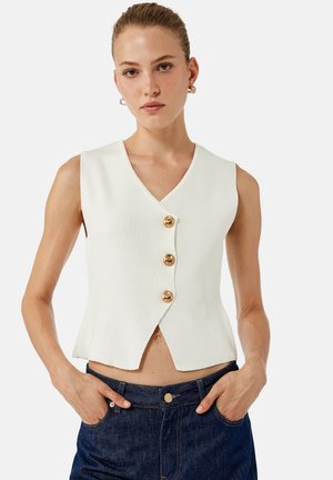BUTTONED - Liivi - beige