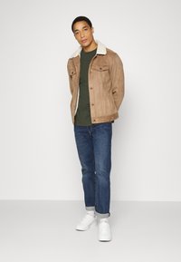 Selected Homme SLHNALE ONECK TEE - T-shirt estampada - rosin