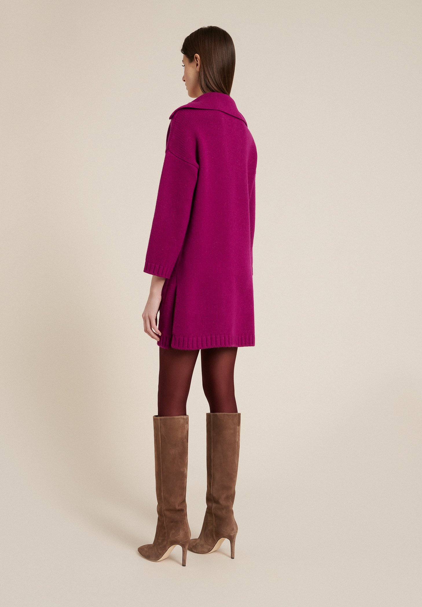 Luisa Spagnoli Abito in maglia - fucsia/fuxia - Zalando.it
