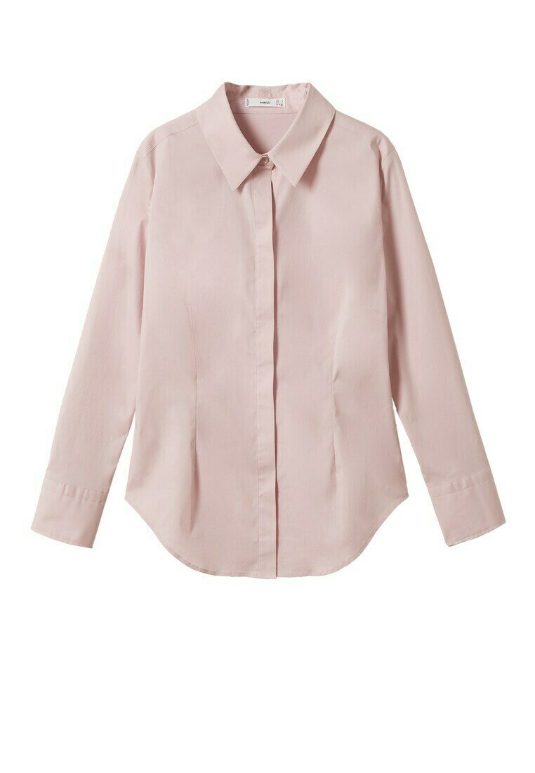 Mango Overhemdblouse donkerroze Mango Overhemdblouse donkerroze
