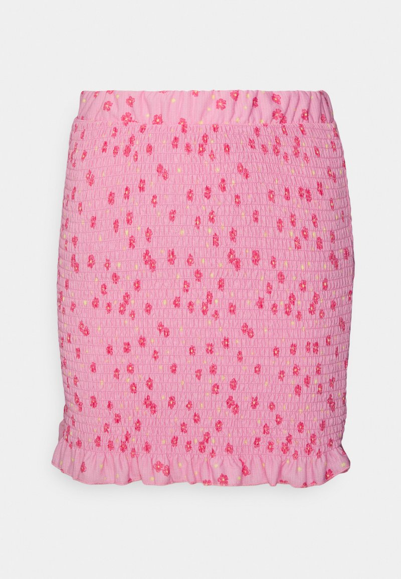 Pieces Petite Minirok donkerroze Pieces Petite Minirok donkerroze