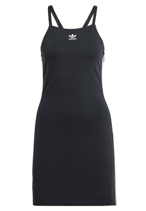 adidas Originals 3-STRIPES MINI - Vestito di maglina - black
