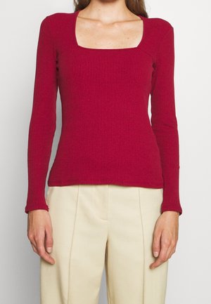 Maglietta a manica lunga - dark red