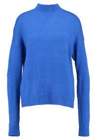 Oversize Turtleneck - Pullover - bright blue