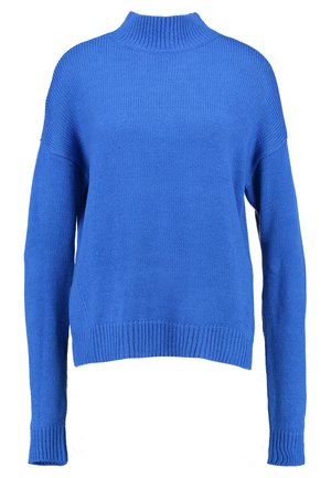 Oversize Turtleneck - Jumper - bright blue