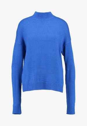 Oversize Turtleneck - Jumper - bright blue