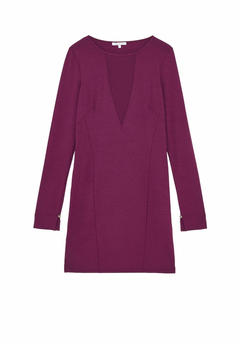 Patrizia Pepe LONG CREPE - Robe longue - flash fuxia/violet