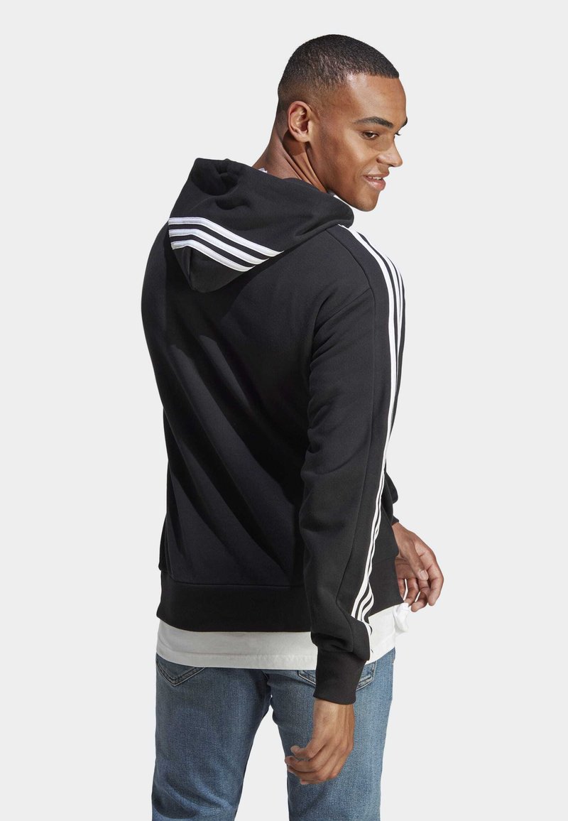 adidas Sportswear Sweat à capuche black white/noir ZALANDO.FR