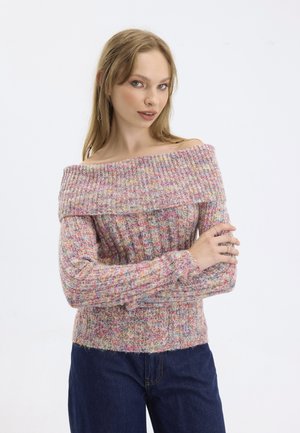 Strikkegenser - multi-coloured