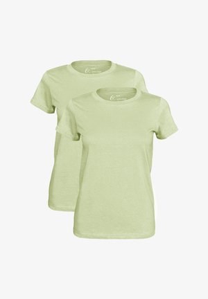 Cotton Prime, PRIME 2 STÜCK O-NECK - TEE - T-Shirt basic - light khaki