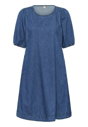 Culture, CUNUA ARPA SHORT SLEEVE - Haljina od trapera - dark blue wash