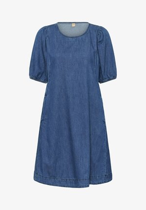 Culture, CUNUA ARPA SHORT SLEEVE - Farkkumekko - dark blue wash