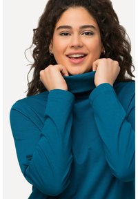 Ulla Popken ROLLKRAGEN - Longsleeve - petrol