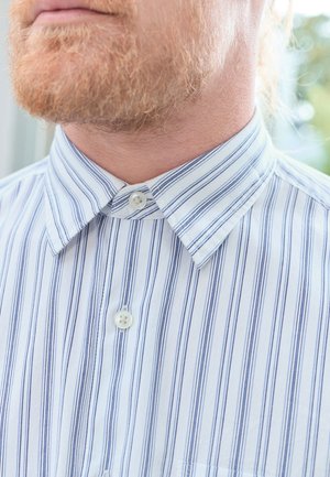 Next SOFT TOUCH LONG SLEEVES STRIPE REGULAR FIT - Cămașă - white