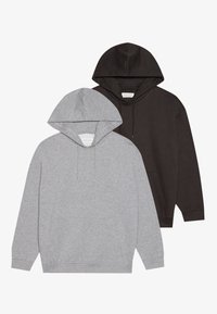 2 PACK - Sweatshirt - black/mottled grey