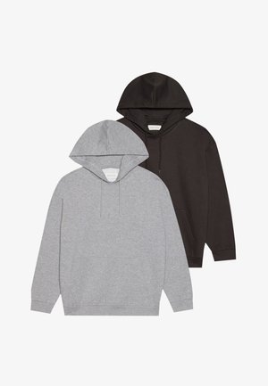 2 PACK - Sportinis megztinis - black/mottled grey