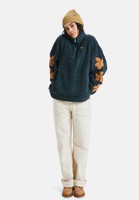 Roxy FAR AWAY - ZIP UP - Fleece trui - dark blue