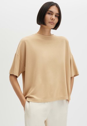 someday., OVERSIZED SOFT TOUCH - T-shirt basic - honey beige