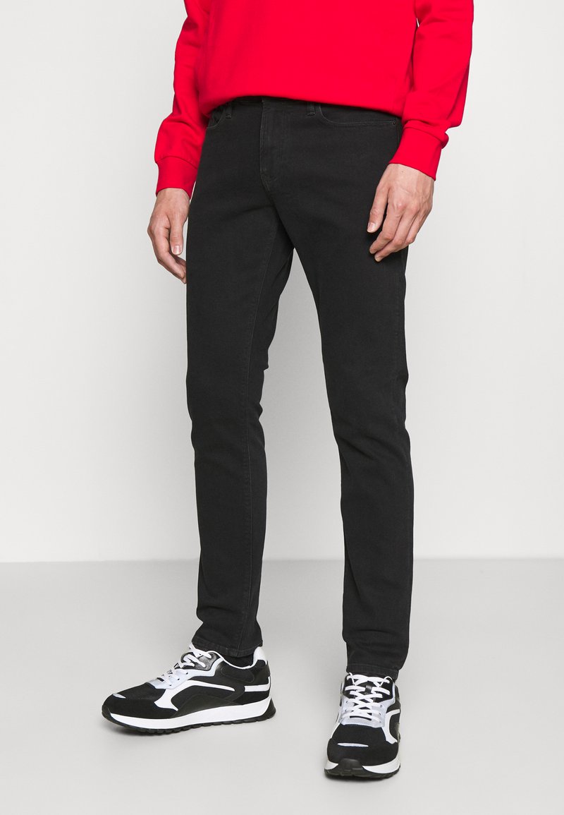 Emporio Armani - POCKETS PANT - Jeans slim fit - denim nero, Ingrandire