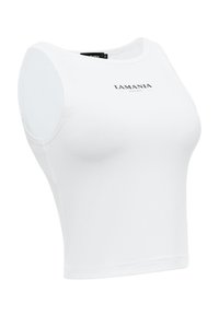 LA MANIA BASIC CROP  - Top - white