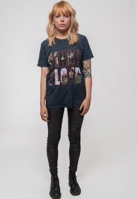 Paradiso Clothing PINK FLOYD ECHOES MONTAGE DIP DYE - Print T-shirt - black