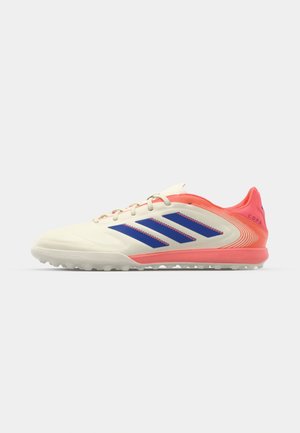 adidas Performance COPA PURE III LEAGUE TURF FOOTBALL BOOTS - Botas de futebol para piso sintético - off white/lucid blue/signal coral