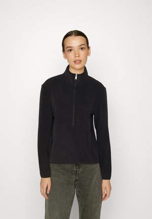 VMILSA HALF ZIP - Felpa in pile - black