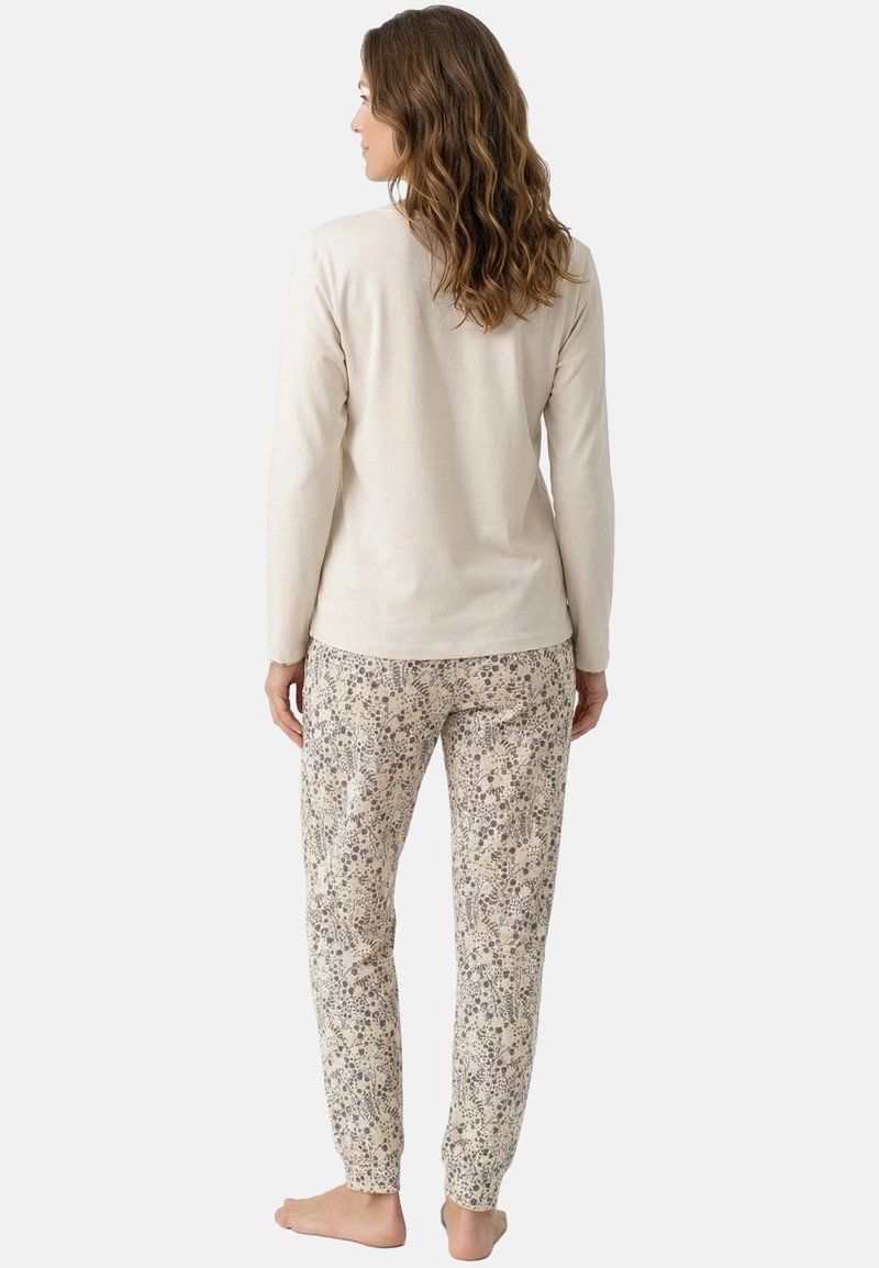 Schiesser Dames pyjama lang met knoopsluiting zacht katoen - Vergelijk