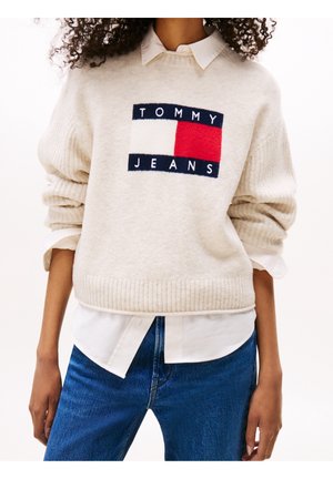 Strickpullover - white