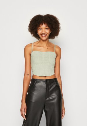 Hollister Co. BARE SWEETHEART CAMI  - Débardeur - mint