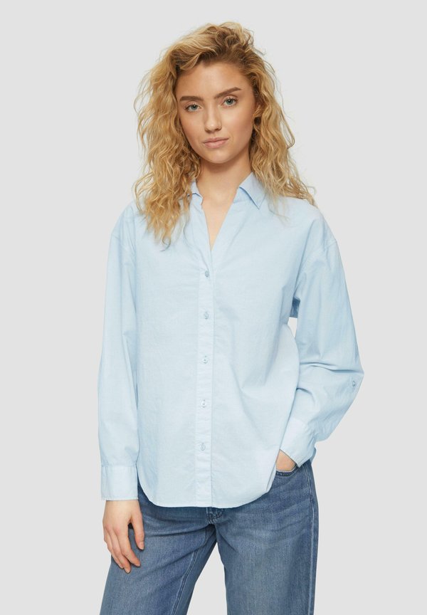 Hemdbluse - hellblau