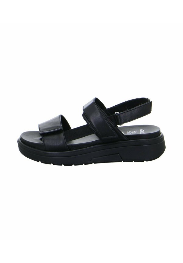 LUCCA - Plateausandalette - schwarz