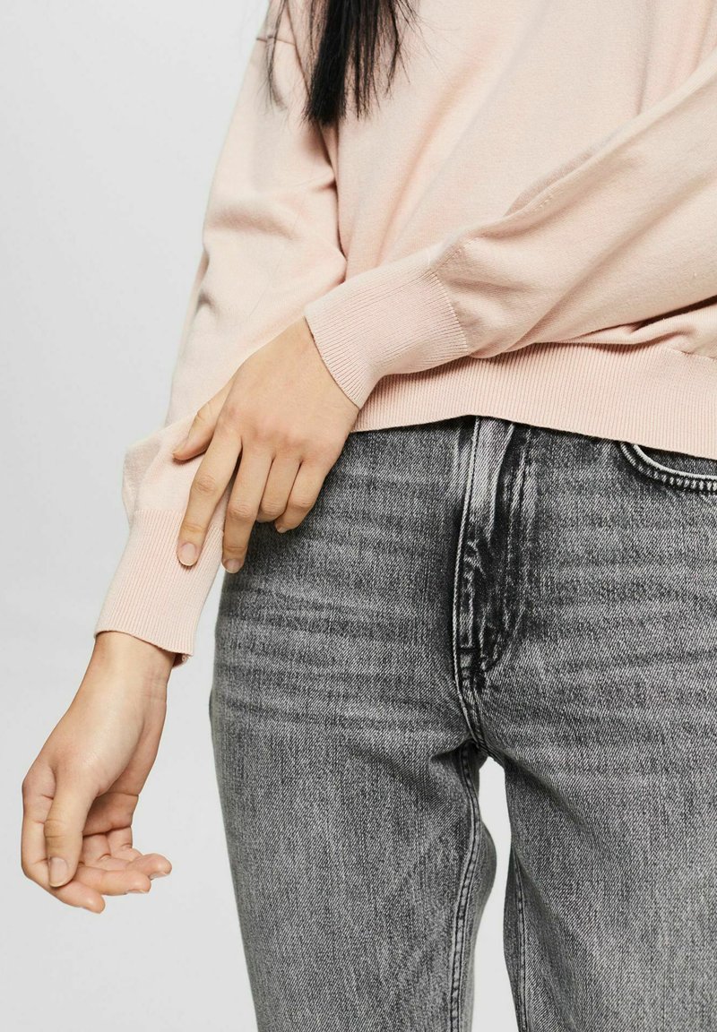 Damen Strickjacken | edc by Esprit Strickpullover dusty nude/grau - IM65198 Damen Strickjacken | edc by Esprit Strickpullover dusty nude/grau - IM65198