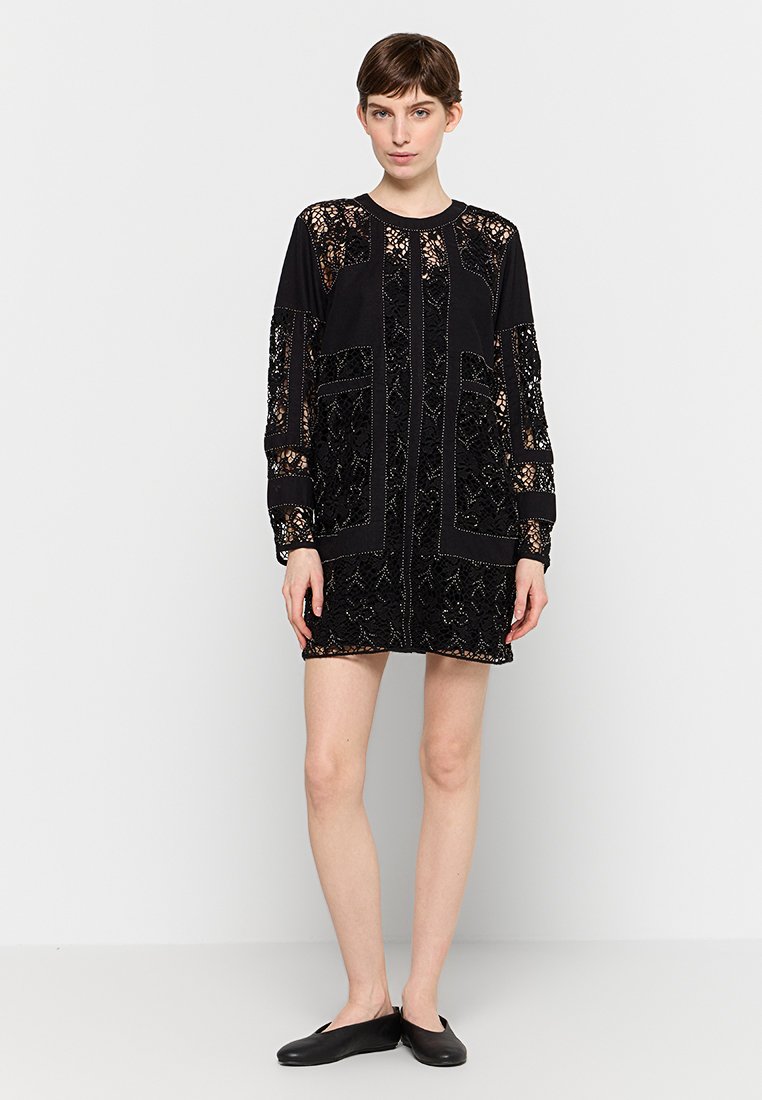 AllSaints Cocktailjurk zwart AllSaints Cocktailjurk zwart