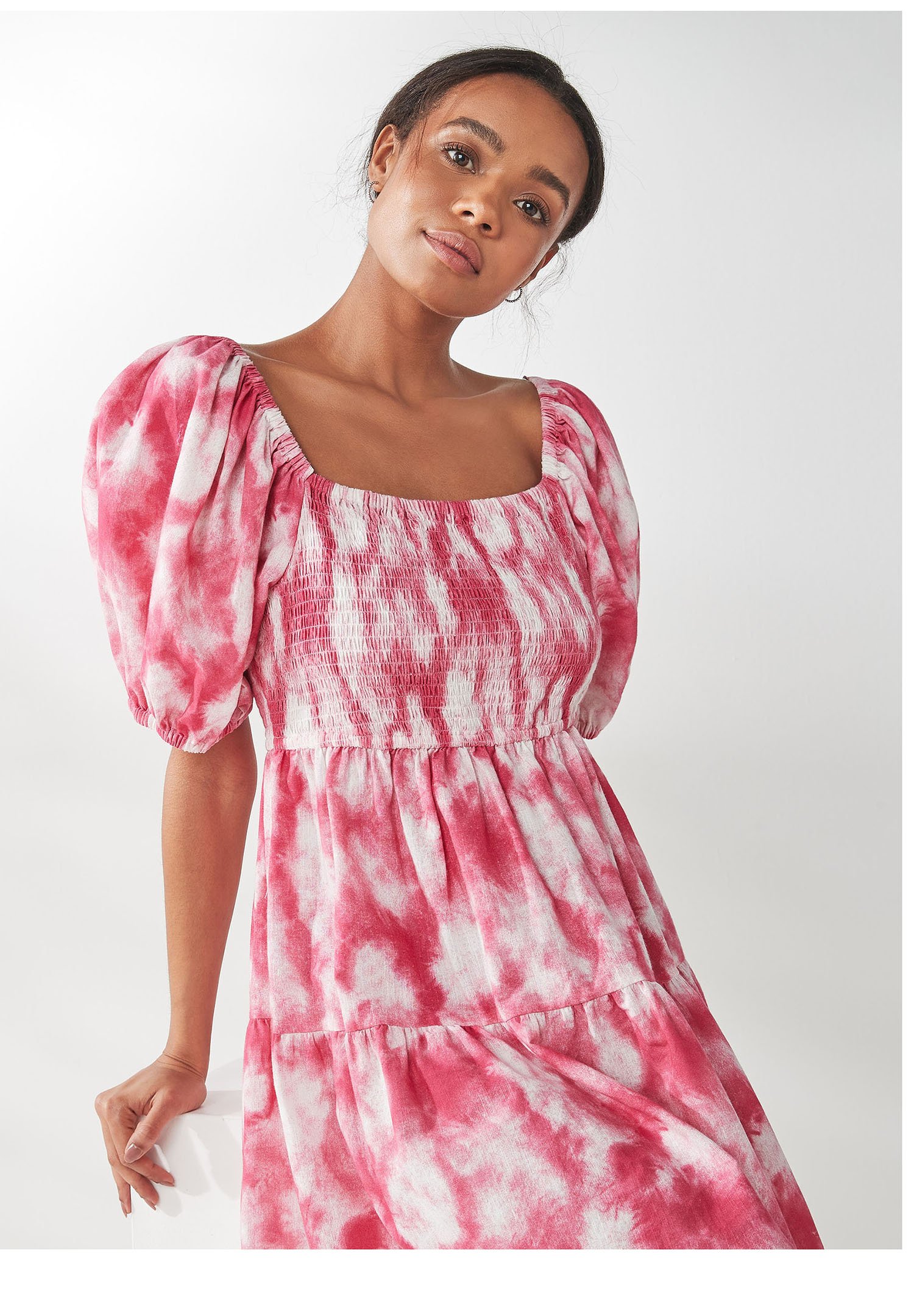 Damen BRODERIE PUFF SLEEVE - Freizeitkleid Damen BRODERIE PUFF SLEEVE - Freizeitkleid