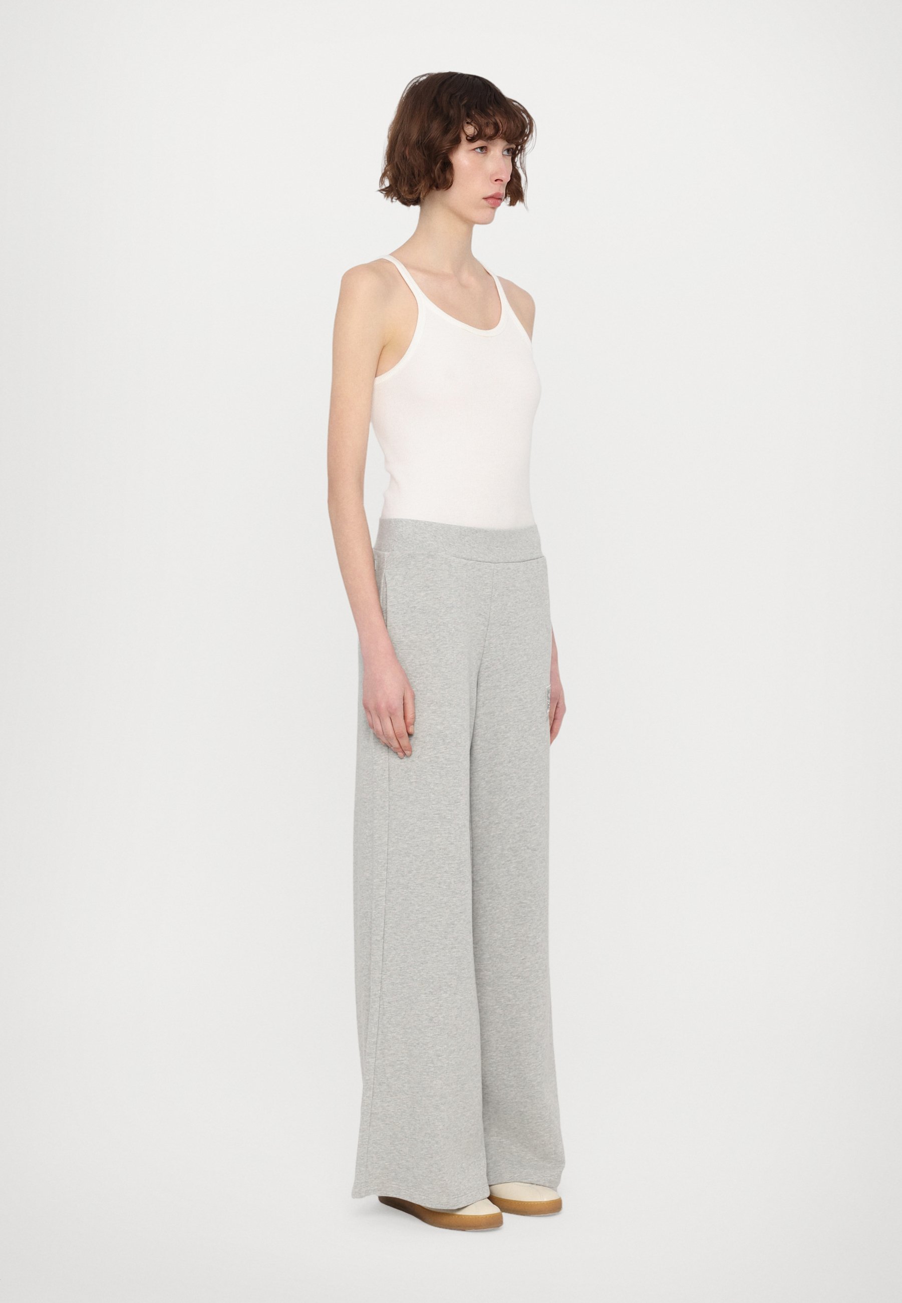 EA7 Emporio Armani Tracksuit bottoms - light grey melange