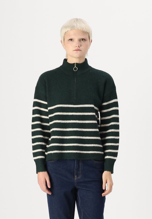 ONLTOKYO ZIP PULLOVER - Jumper - scarab